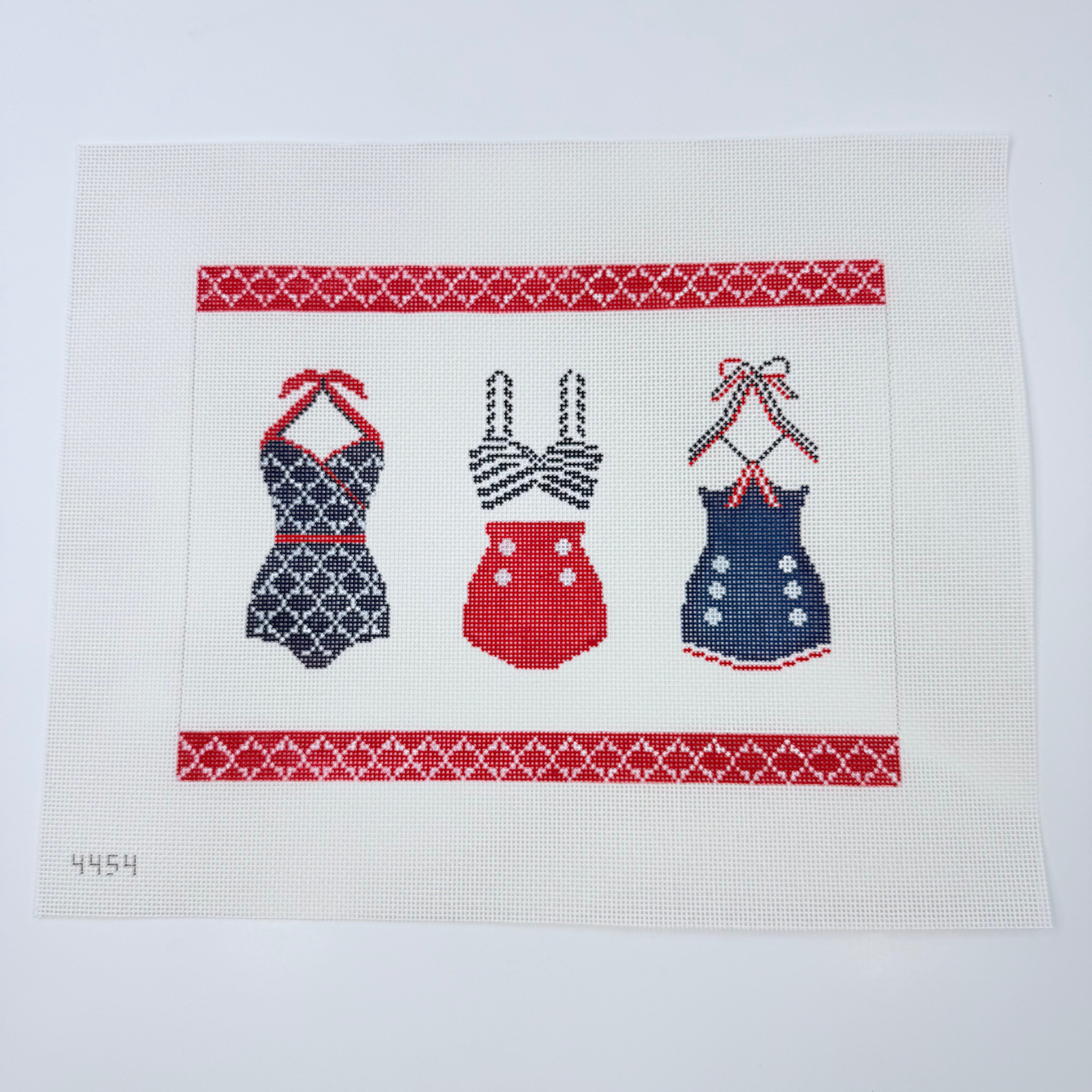 Vintage Bathing Suits Canvas - KC Needlepoint