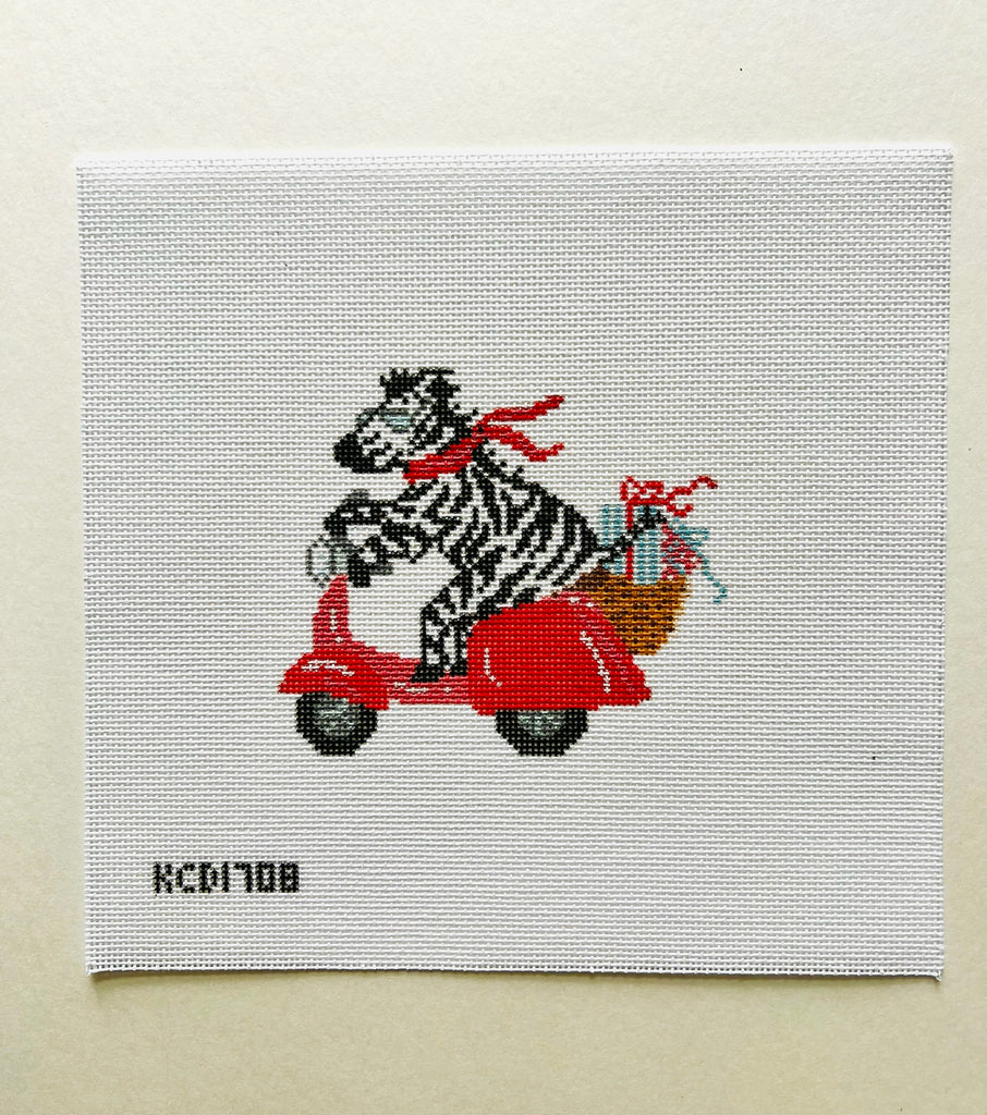 La Dolce Vita Zebra Canvas - KC Needlepoint