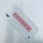 Pink Cane Key Fob Canvas - KC Needlepoint