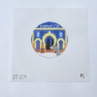Morocco Travel Round Canvas - KC Needlepoint