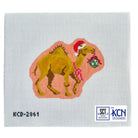 Holiday Dromedary Needlepoint Canvas - KC Needlepoint
