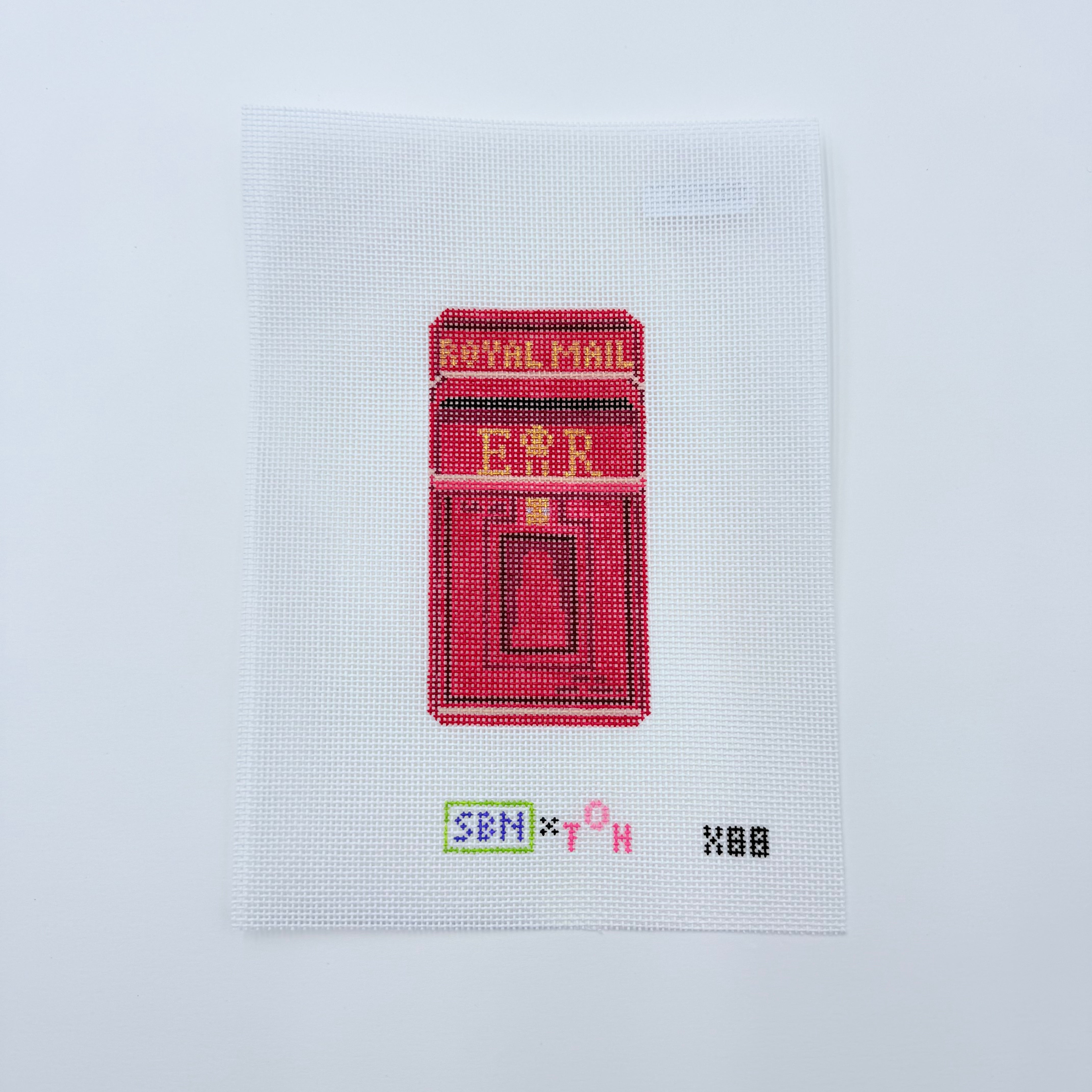 Royal Mail Post Box Canvas - KC Needlepoint