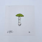 Olive Cap Mushroom Canvas - KC Needlepoint