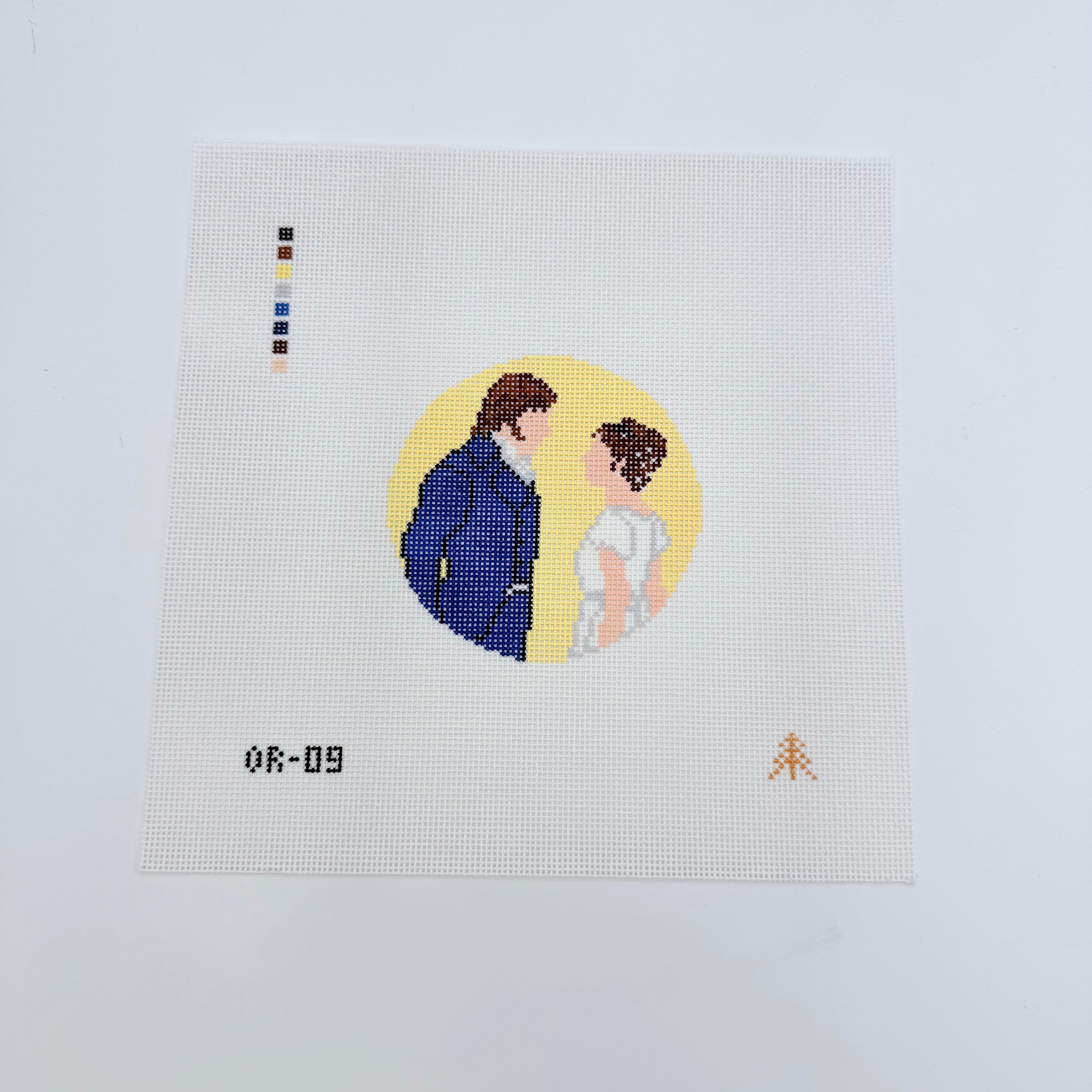 Ballroom Scene Canvas - KC Needlepoint