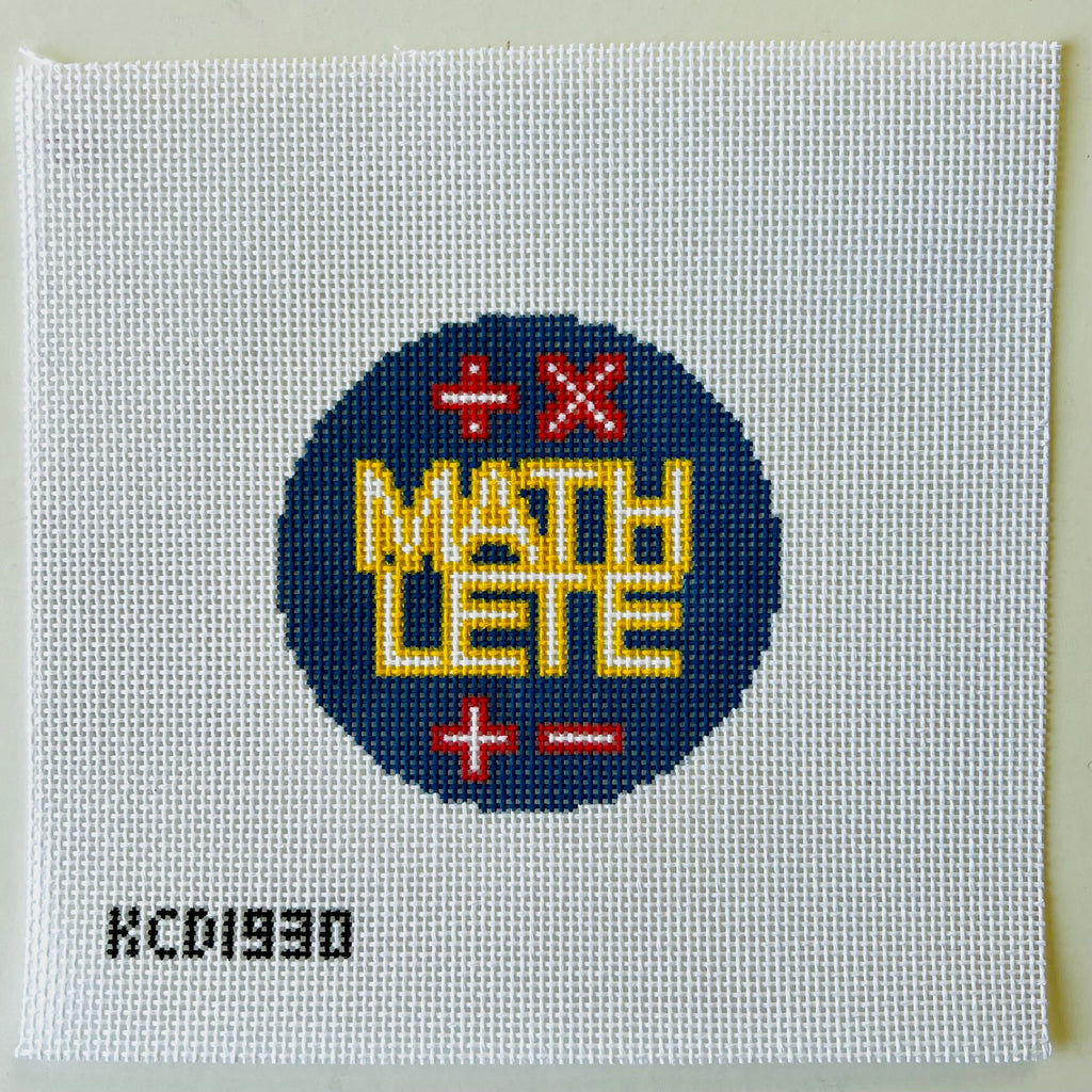 Mathlete Canvas - KC Needlepoint