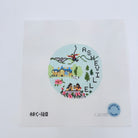 Asheville Travel Round Canvas - KC Needlepoint