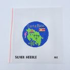 Costa Rica 4 1/4" Travel Round Needlepoint Canvas - KC Needlepoint