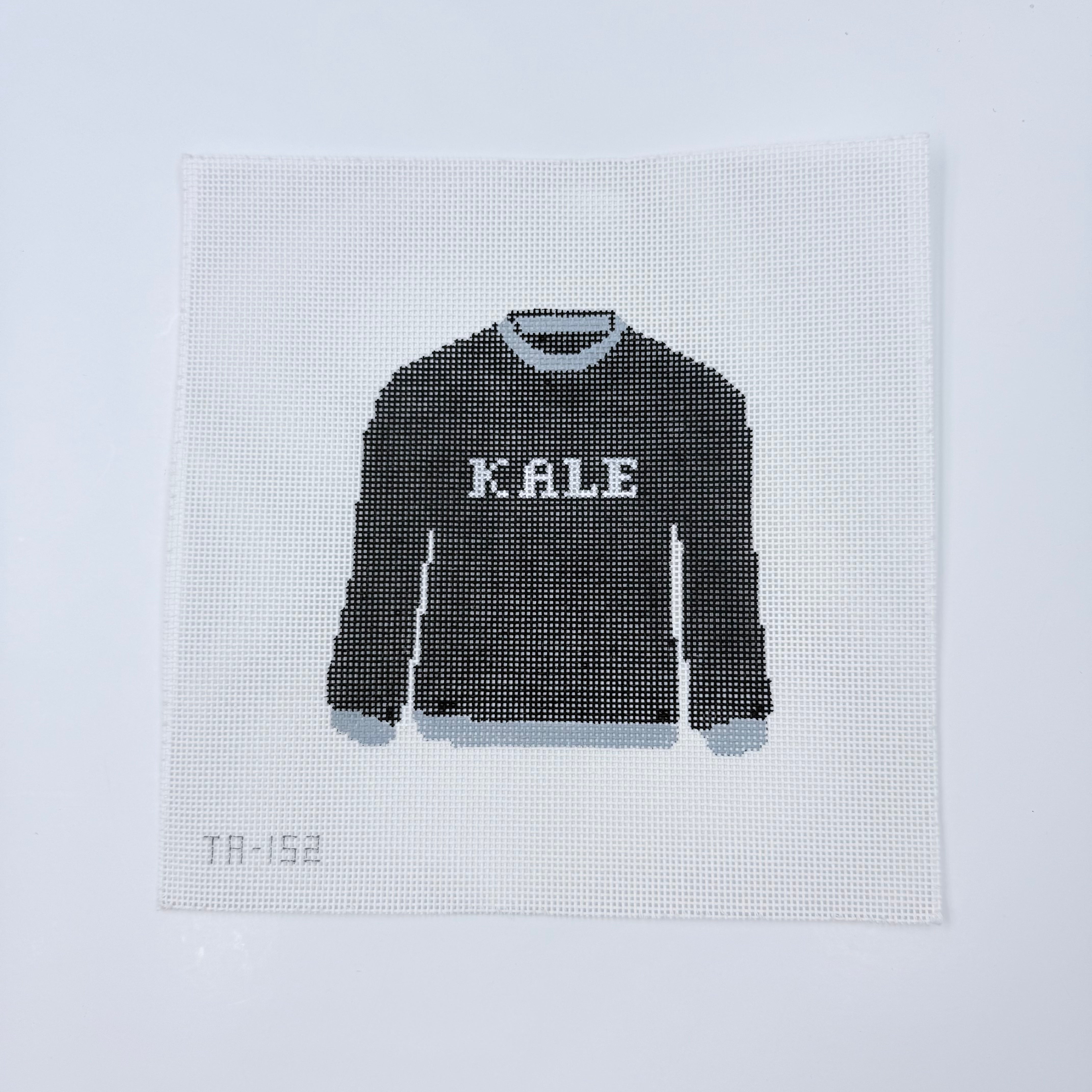 Kale Sweater Canvas - KC Needlepoint