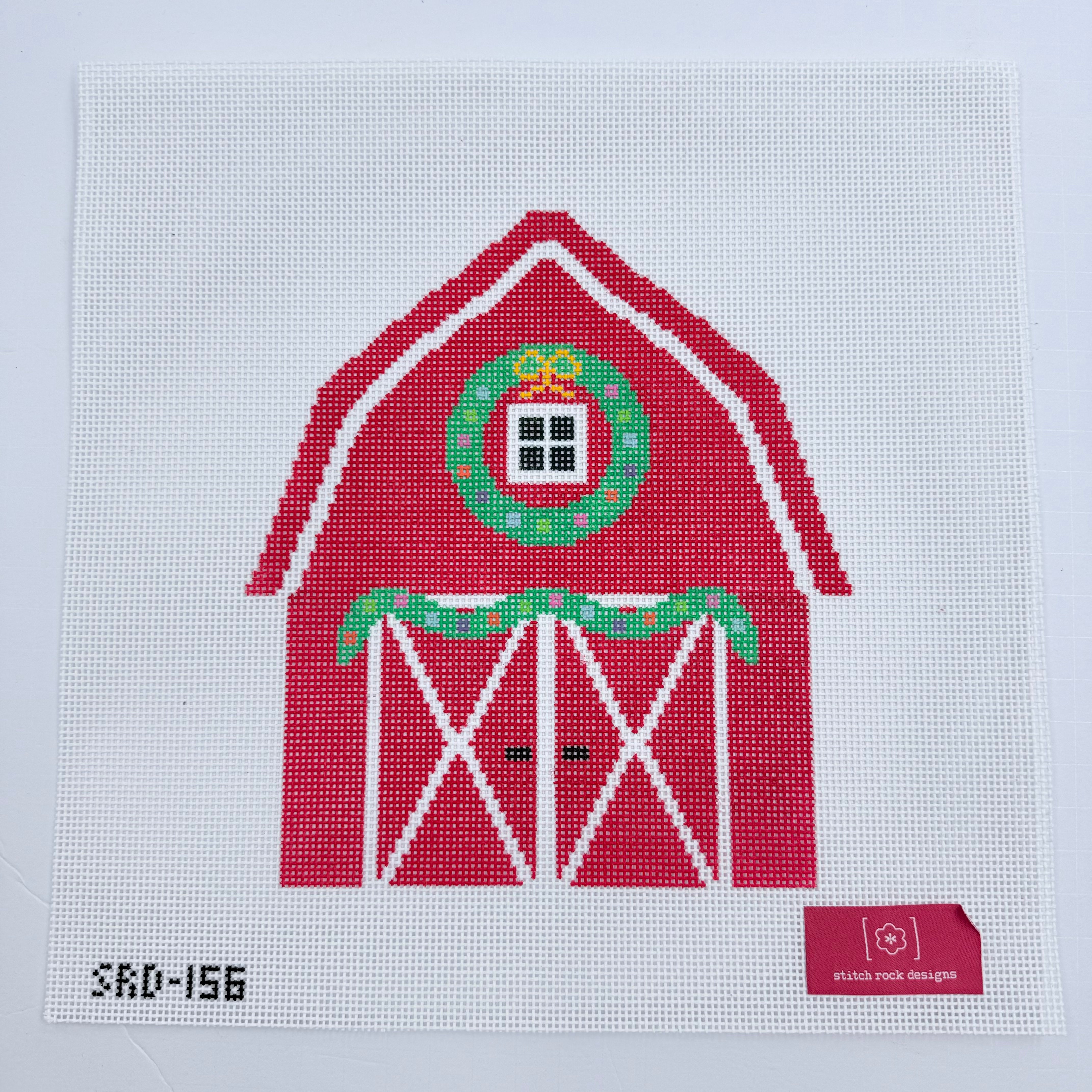 Red Barn Canvas - KC Needlepoint