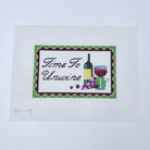 Time to Unwine Canvas - KC Needlepoint