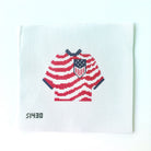 Striped Soccer Pullover Canvas - KC Needlepoint