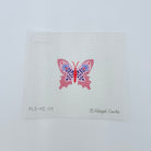 Pink Butterfly II Canvas - KC Needlepoint
