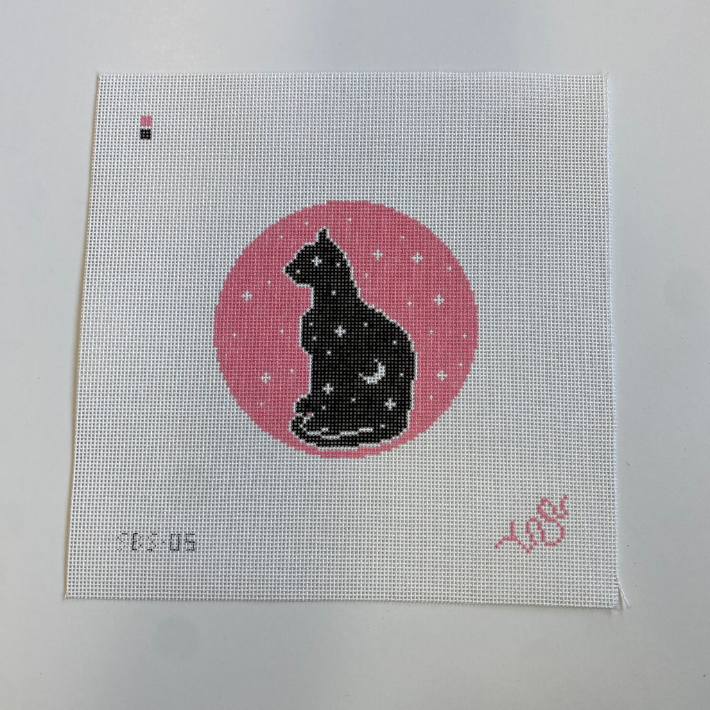 Celestial Cat Canvas - KC Needlepoint