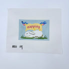 Napping Sleeping Bunny Canvas - KC Needlepoint