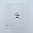 Snowman Sand Dollar Canvas - KC Needlepoint