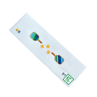 Blue/Green Pickleball Paddles Key Fob Canvas - KC Needlepoint