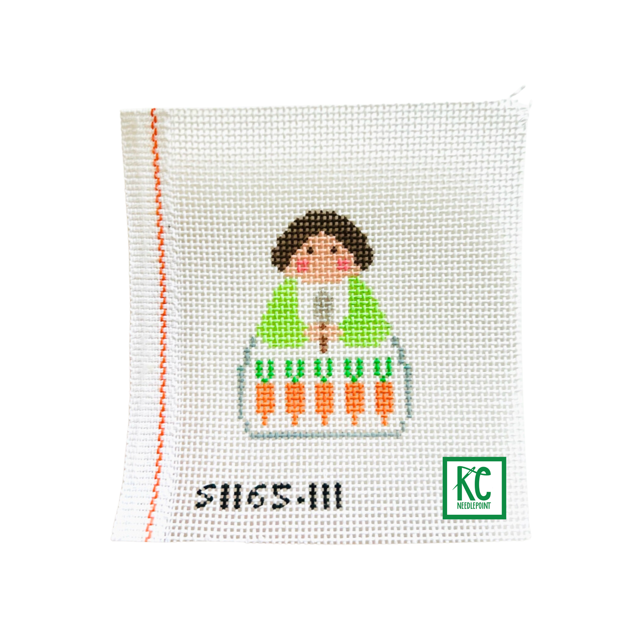 Gardening Angel Canvas - KC Needlepoint