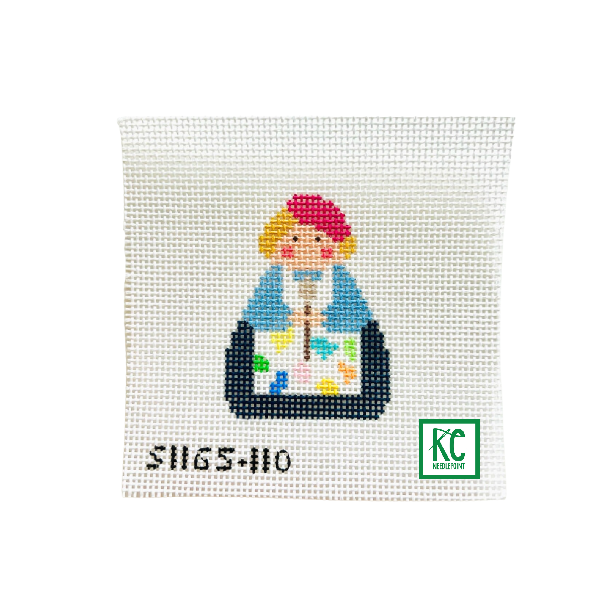 Artist Angel Canvas - KC Needlepoint