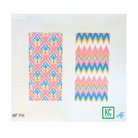 Pink Two Ways Eyeglass Case Canvas - KC Needlepoint