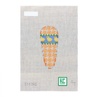 Houndstooth Chicks Carrot Canvas - KC Needlepoint