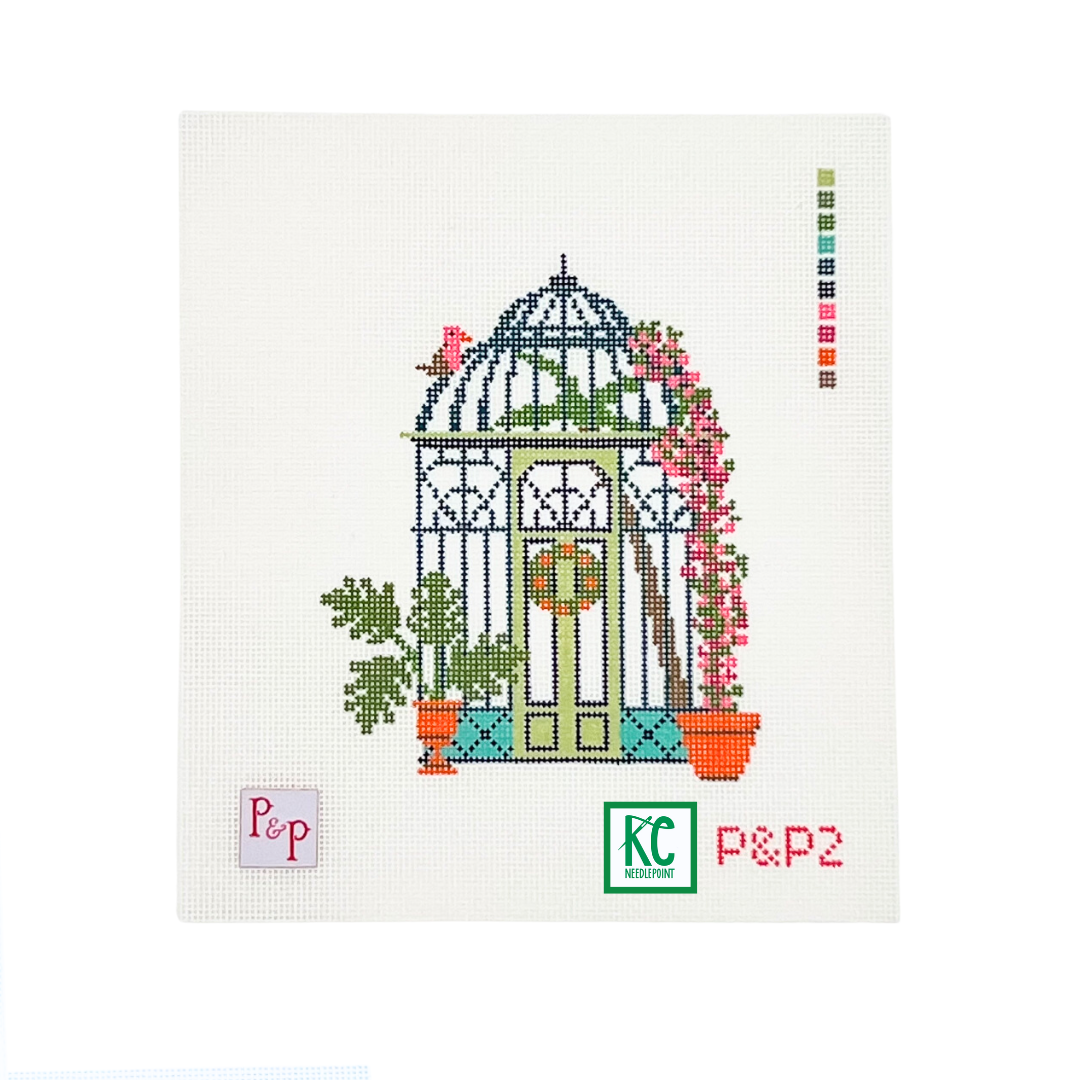 Citrus Canopy Canvas - KC Needlepoint