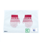 Hearts Mittens Canvas - KC Needlepoint