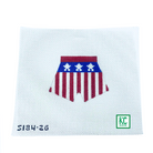 American Flag Boxers Canvas - KC Needlepoint