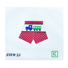 Train Boxers Canvas - KC Needlepoint