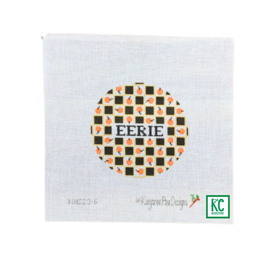 Eerie Round Canvas - KC Needlepoint