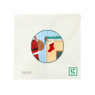 Santa and Stocking Ornament Canvas - KC Needlepoint