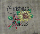 Christmas in Kansas Ornament Canvas - KC Needlepoint