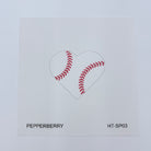 Baseball Heart Canvas - KC Needlepoint
