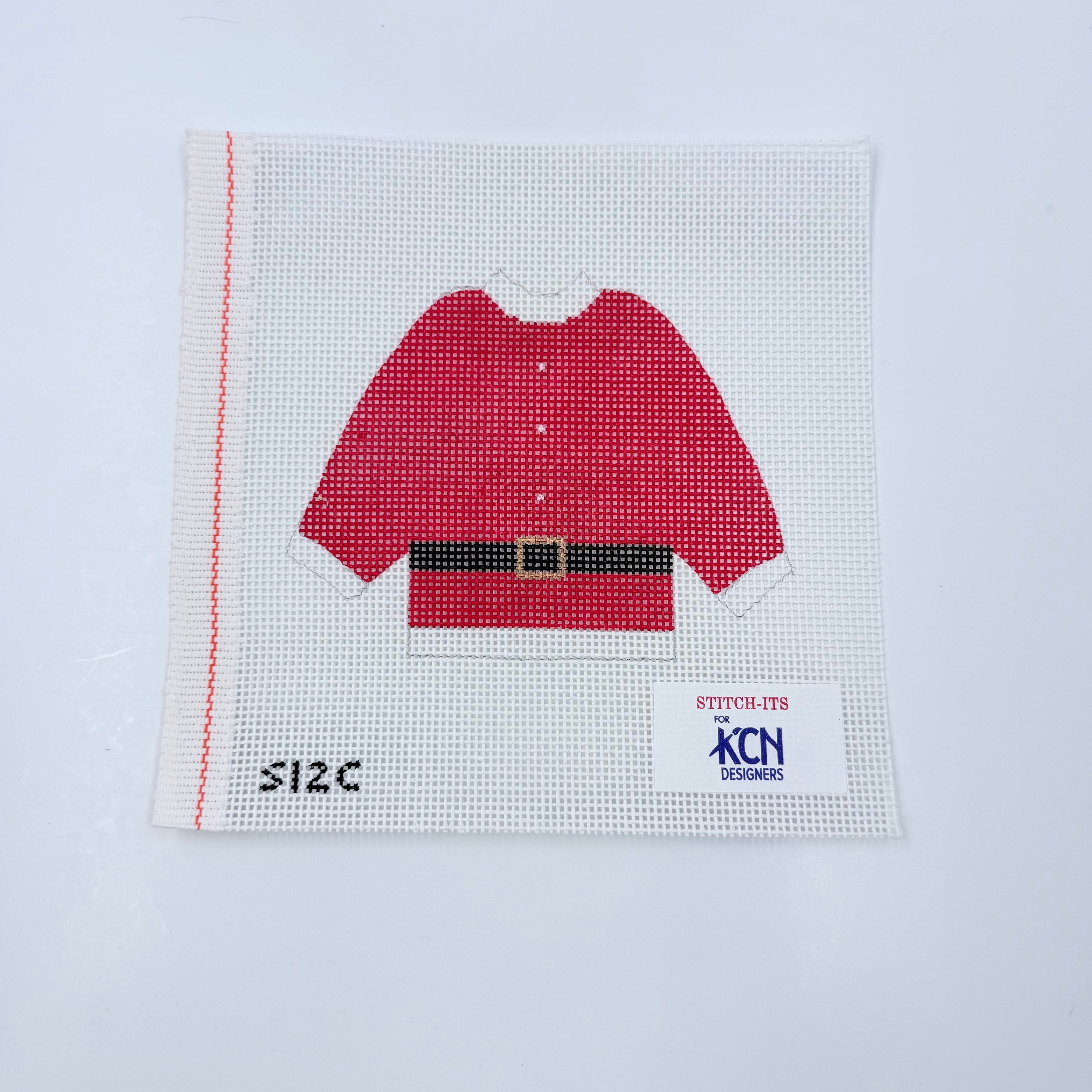 Santa Suit Pullover - KC Needlepoint