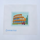 Rome Colosseum Stamp Needlepoint Canvas - KC Needlepoint