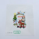 Squatty Santa with Dog Canvas - KC Needlepoint