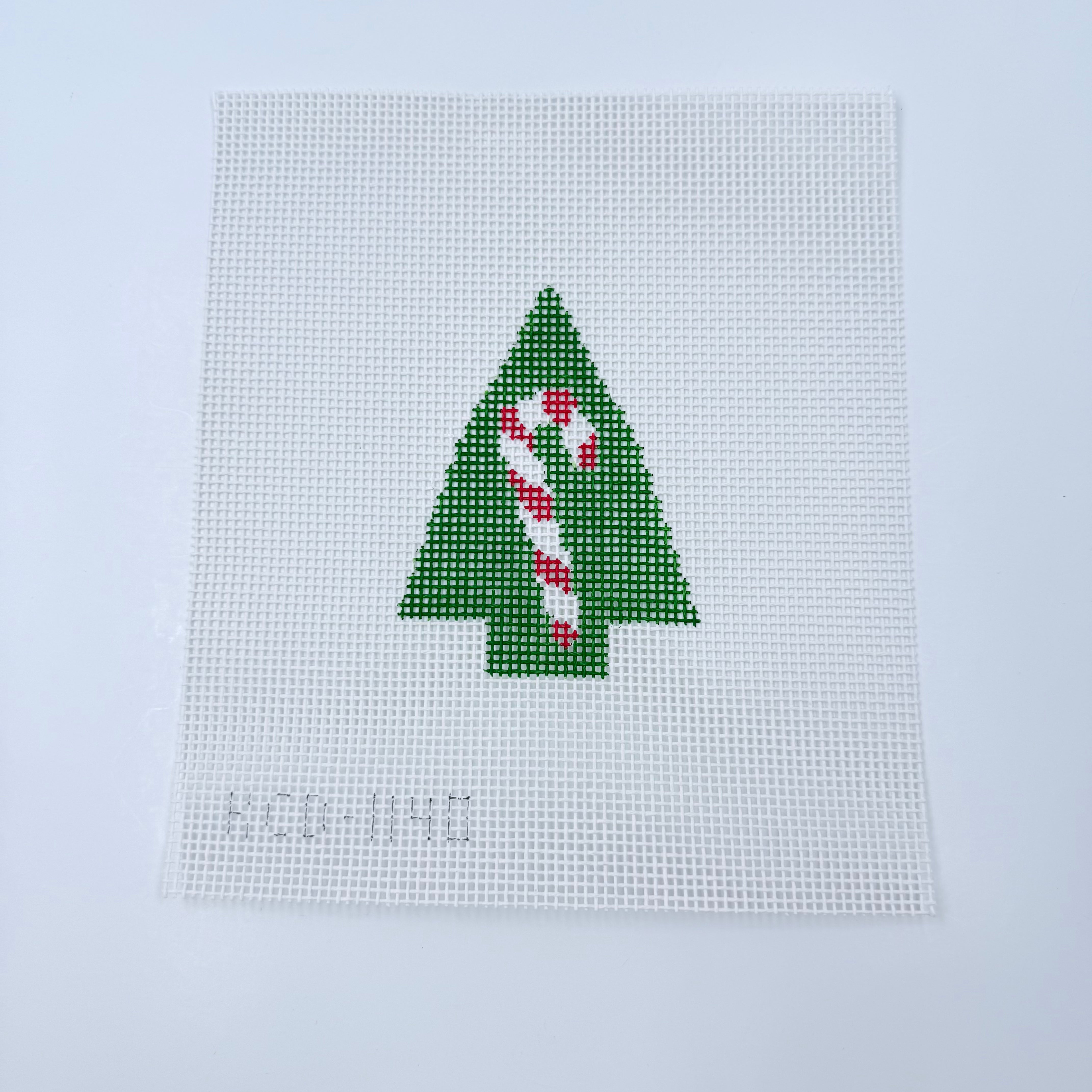 Candy Cane Tree Canvas - KC Needlepoint