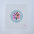 Christmas House Canvas - KC Needlepoint