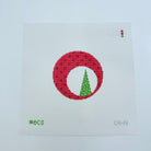 Snow Globe Round Canvas - KC Needlepoint
