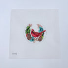 Cardinal and Pinecones Canvas - KC Needlepoint
