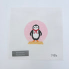 Penguin Snow Globe Canvas - KC Needlepoint