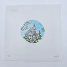 Sconset Chapel Round Canvas - KC Needlepoint