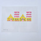 Raspberry Drizzle Sponge Cake Gingerbread House Canvas - KC Needlepoint