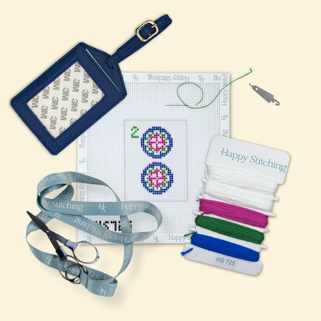 Two Dot Bag/Luggage Tag Kit - KC Needlepoint