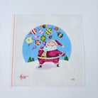 Santa Blowing Bubbles Canvas - KC Needlepoint