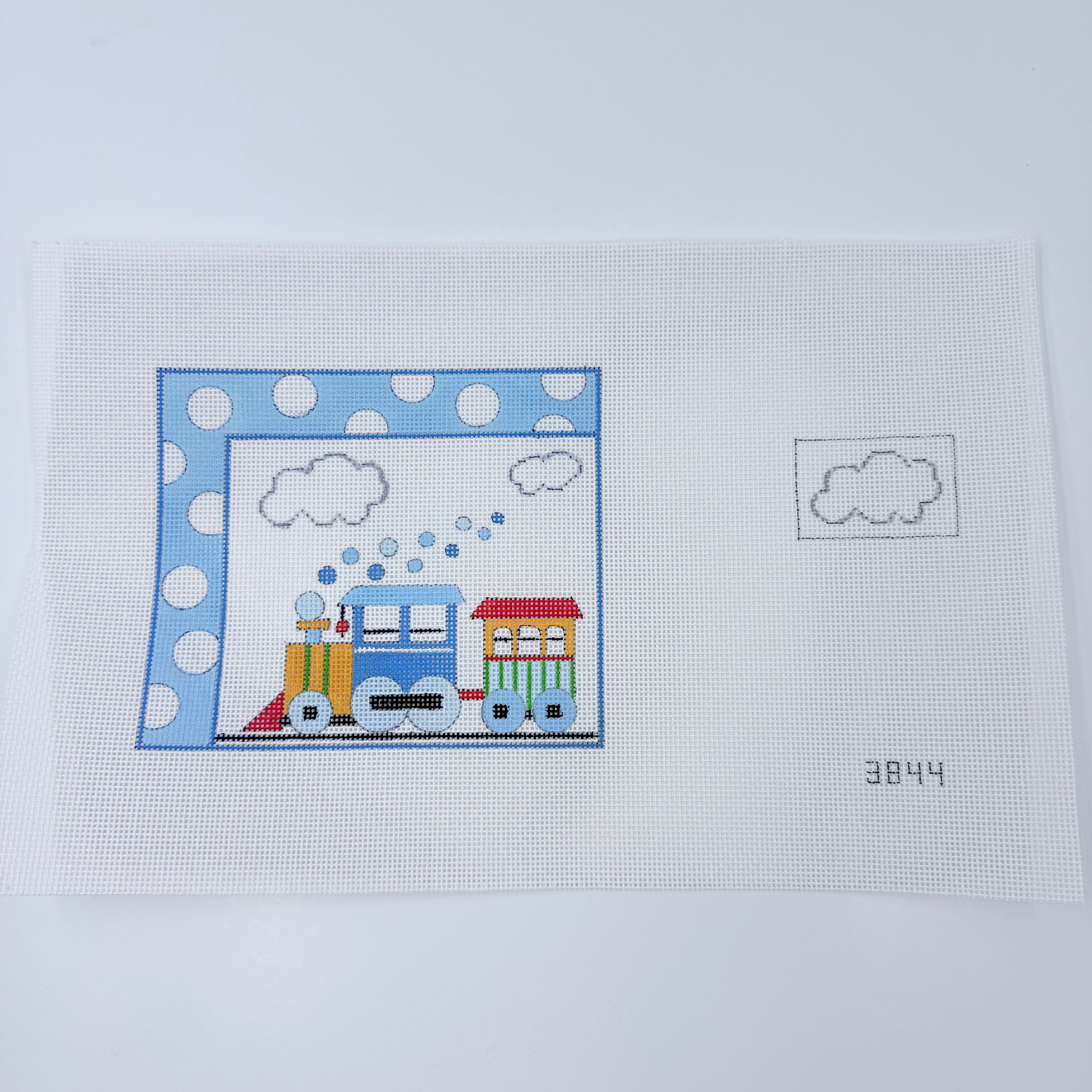 Train Tooth Fairy Pillow Canvas - KC Needlepoint