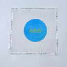 Delta Delta Delta Round Canvas - KC Needlepoint