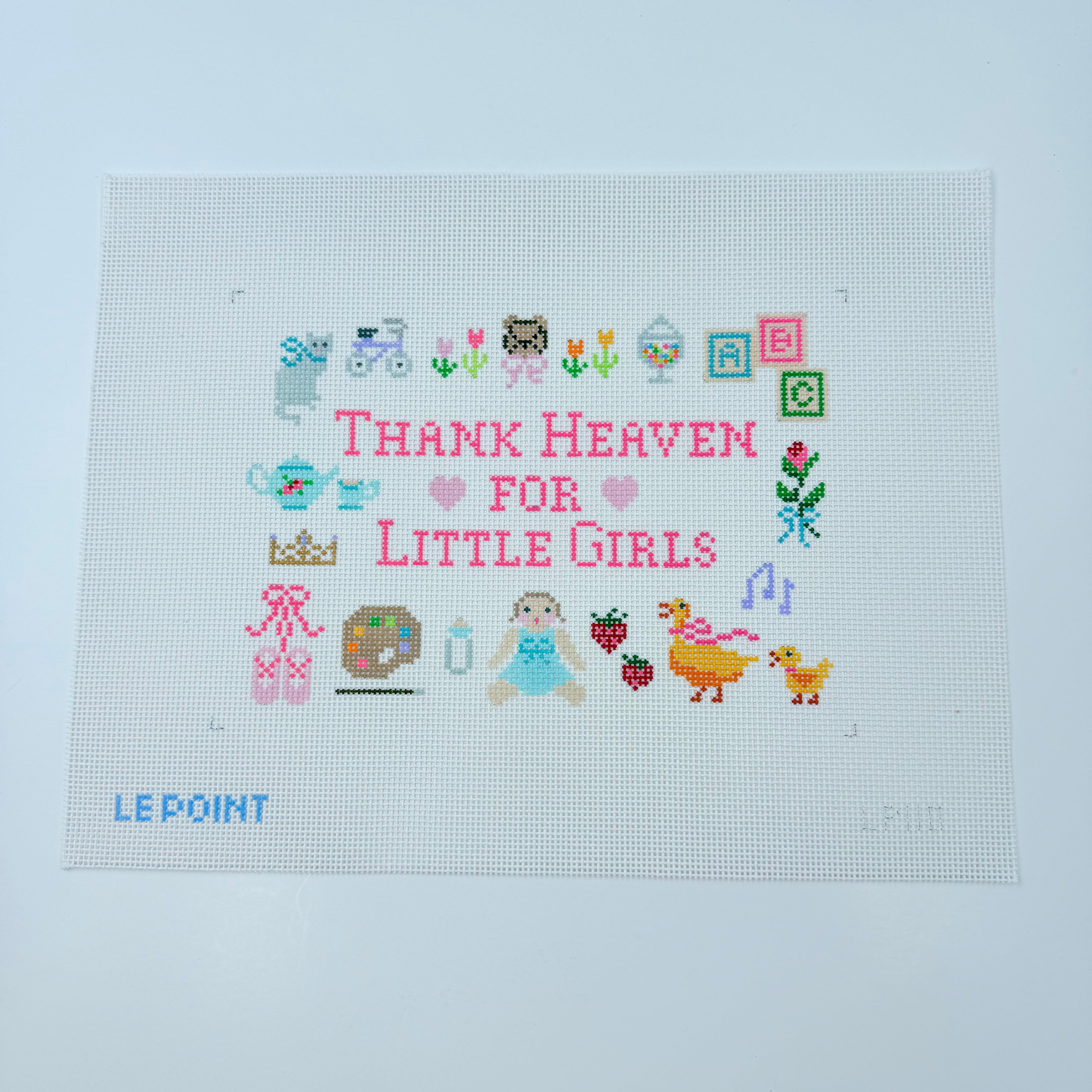 Thank Heaven for Little Girls - KC Needlepoint