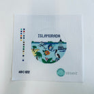 Islamorada Round Canvas - KC Needlepoint