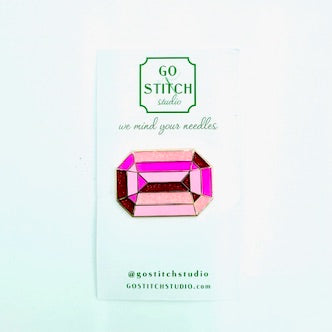 Pink Diamond Needle Minder - KC Needlepoint