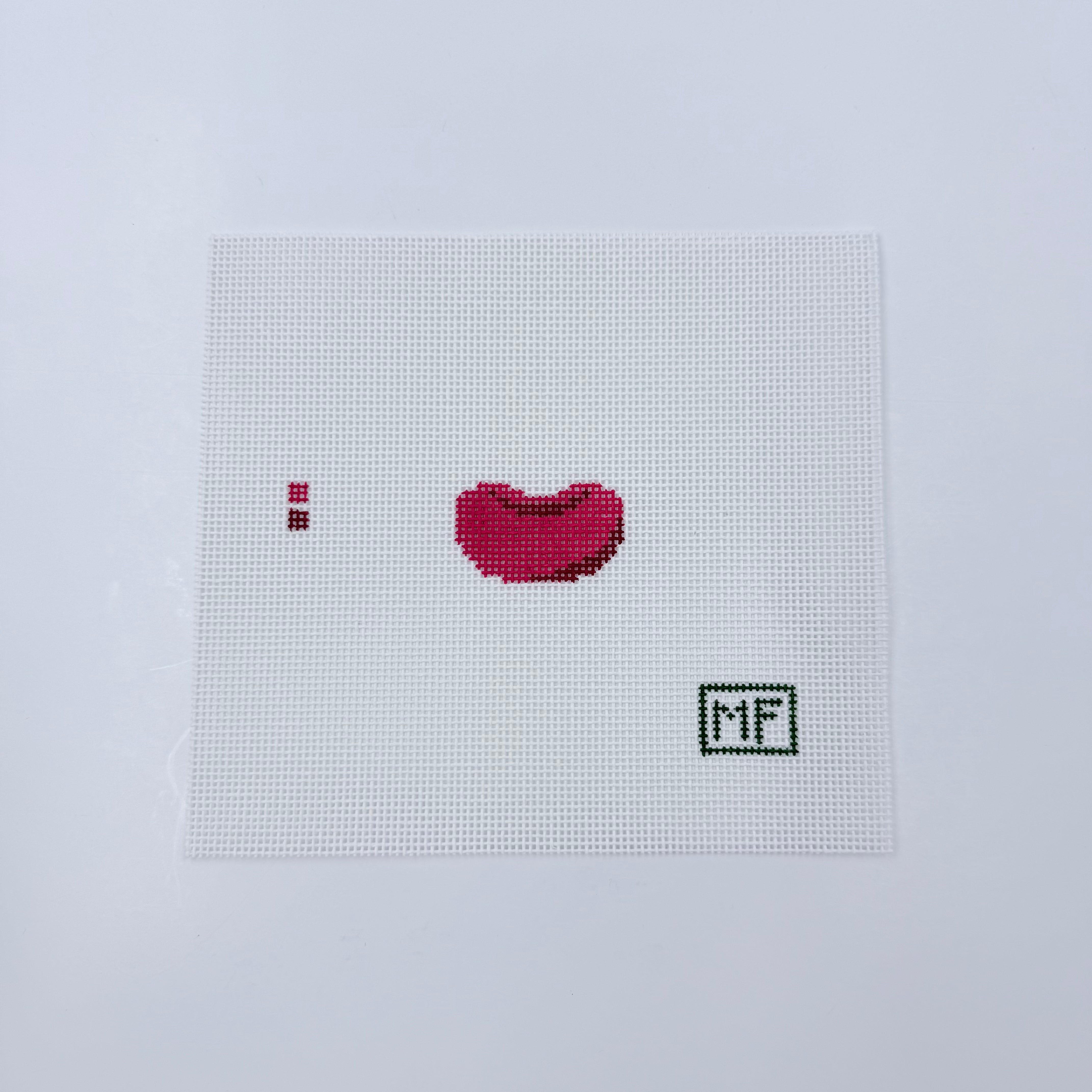 Red Bean Mini Canvas - KC Needlepoint